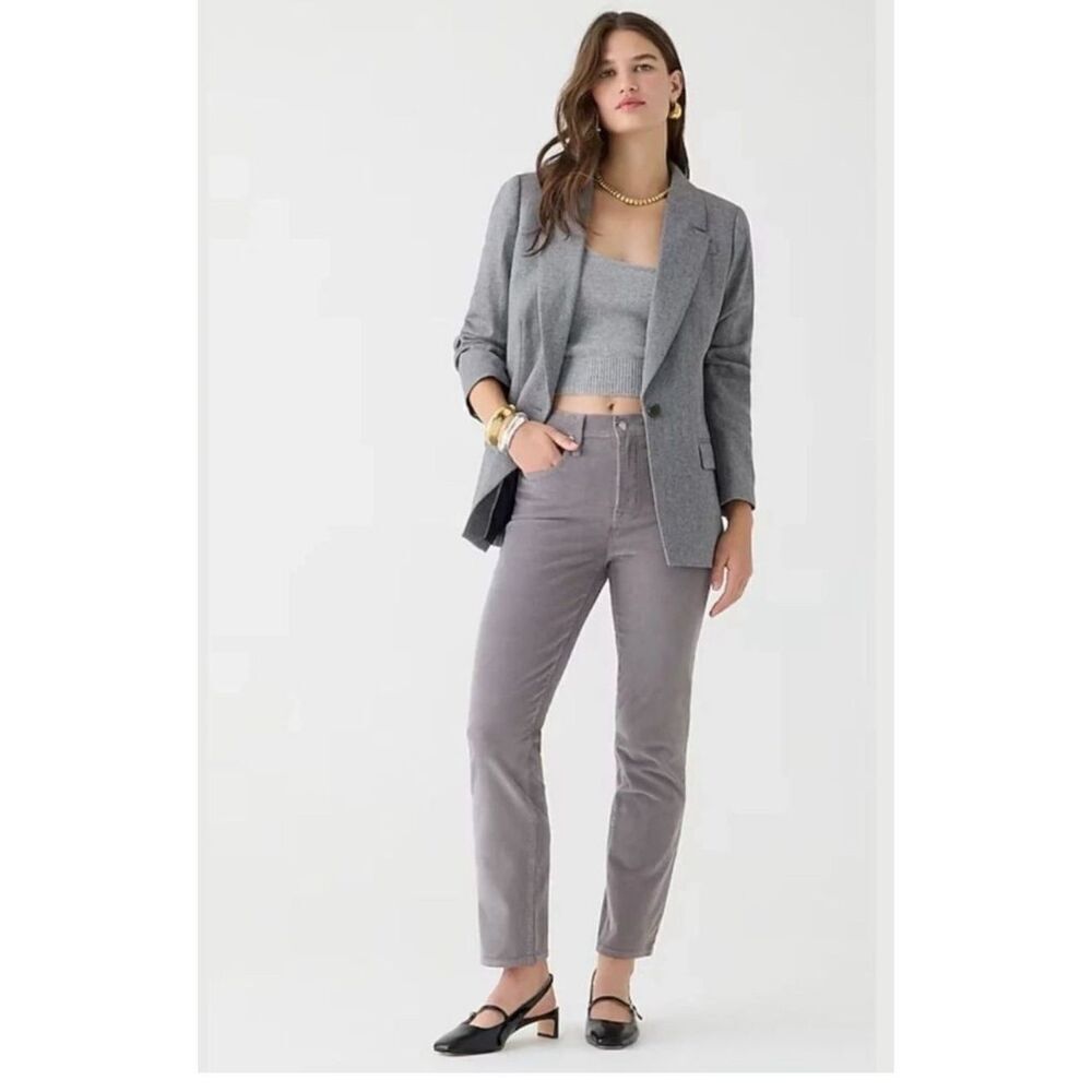 J. Crew vintage slim straight gray corduroy pants 29 women’s